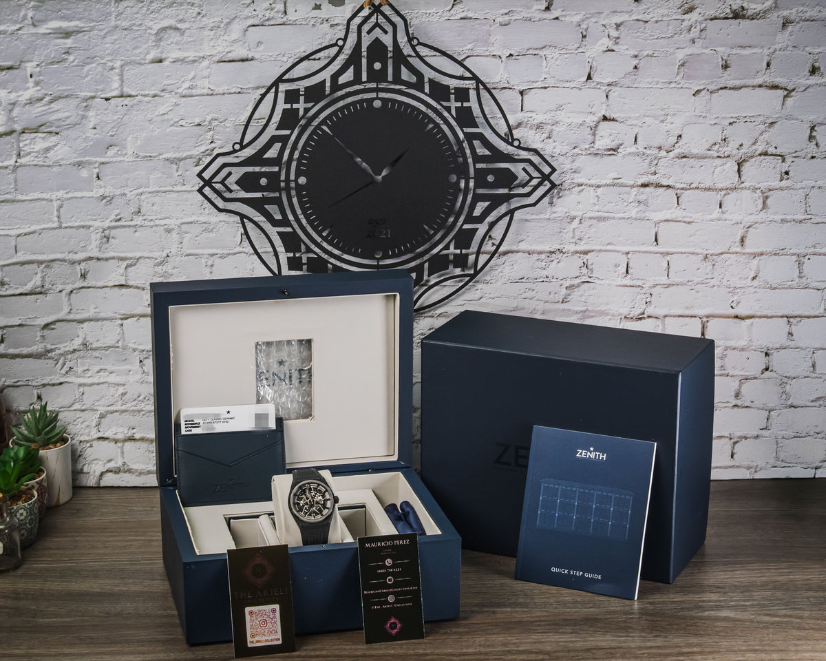 Zenith Defy Classic Skeleton Black Ceramic 49.9000.670/77.R782