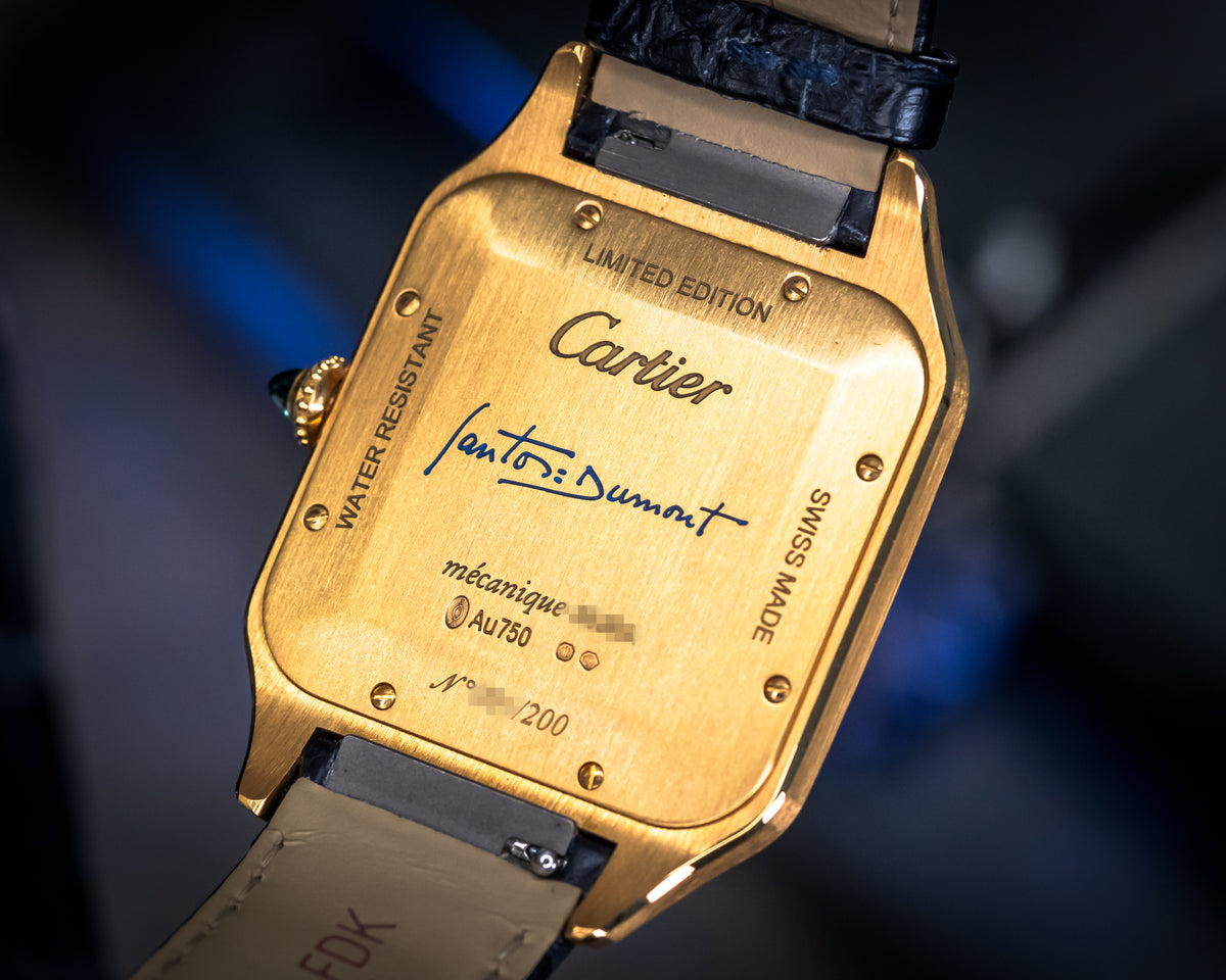 CARTIER SANTOS-DUMONT LIMITED EXTRA LARGE 18KT YELLOW GOLD – WGSA0084