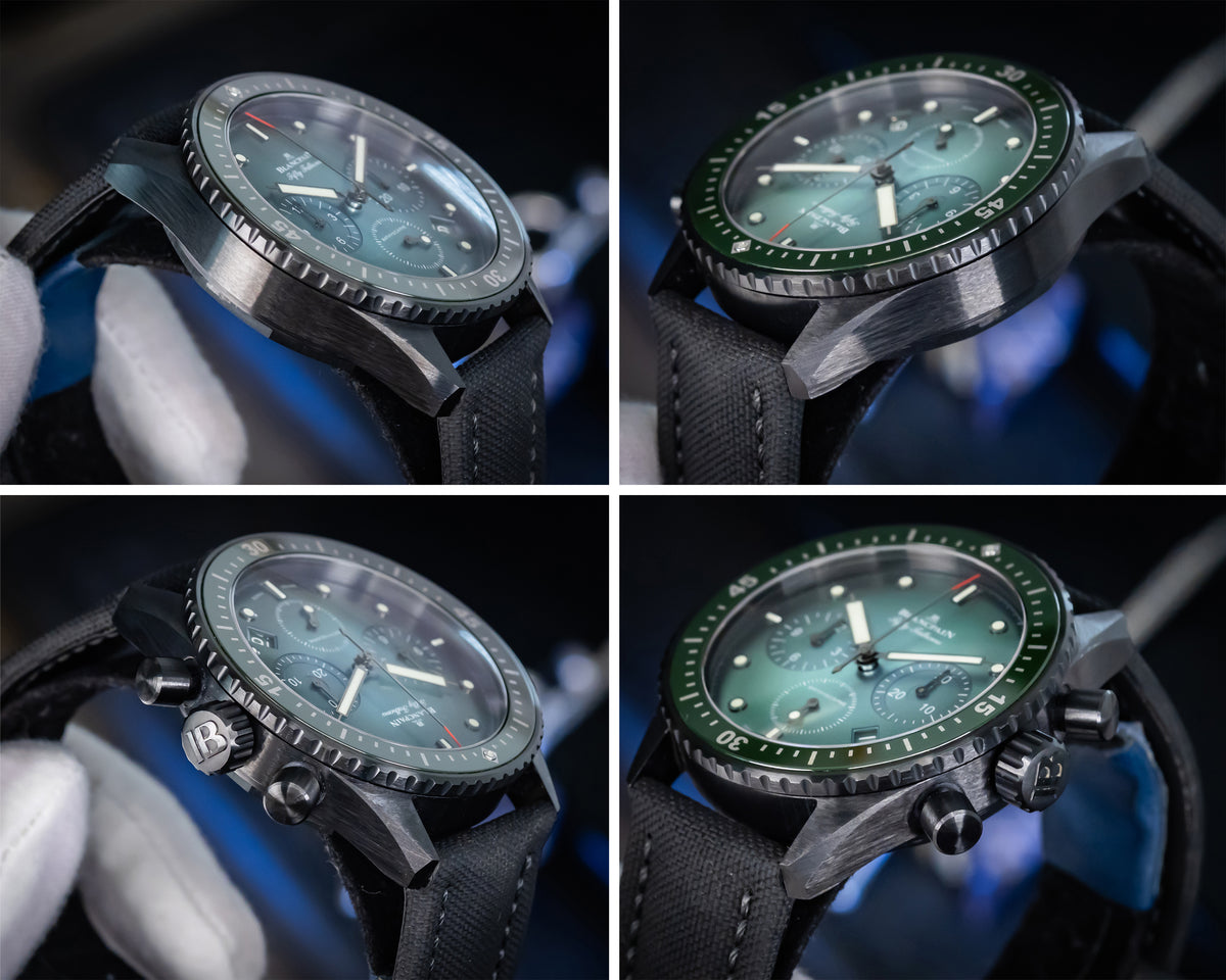 BLANCPAIN FIFTY FATHOMS BATHYSCAPHE CHRONOGRAPH FLYBACK GREEN 5200-0153-B52A