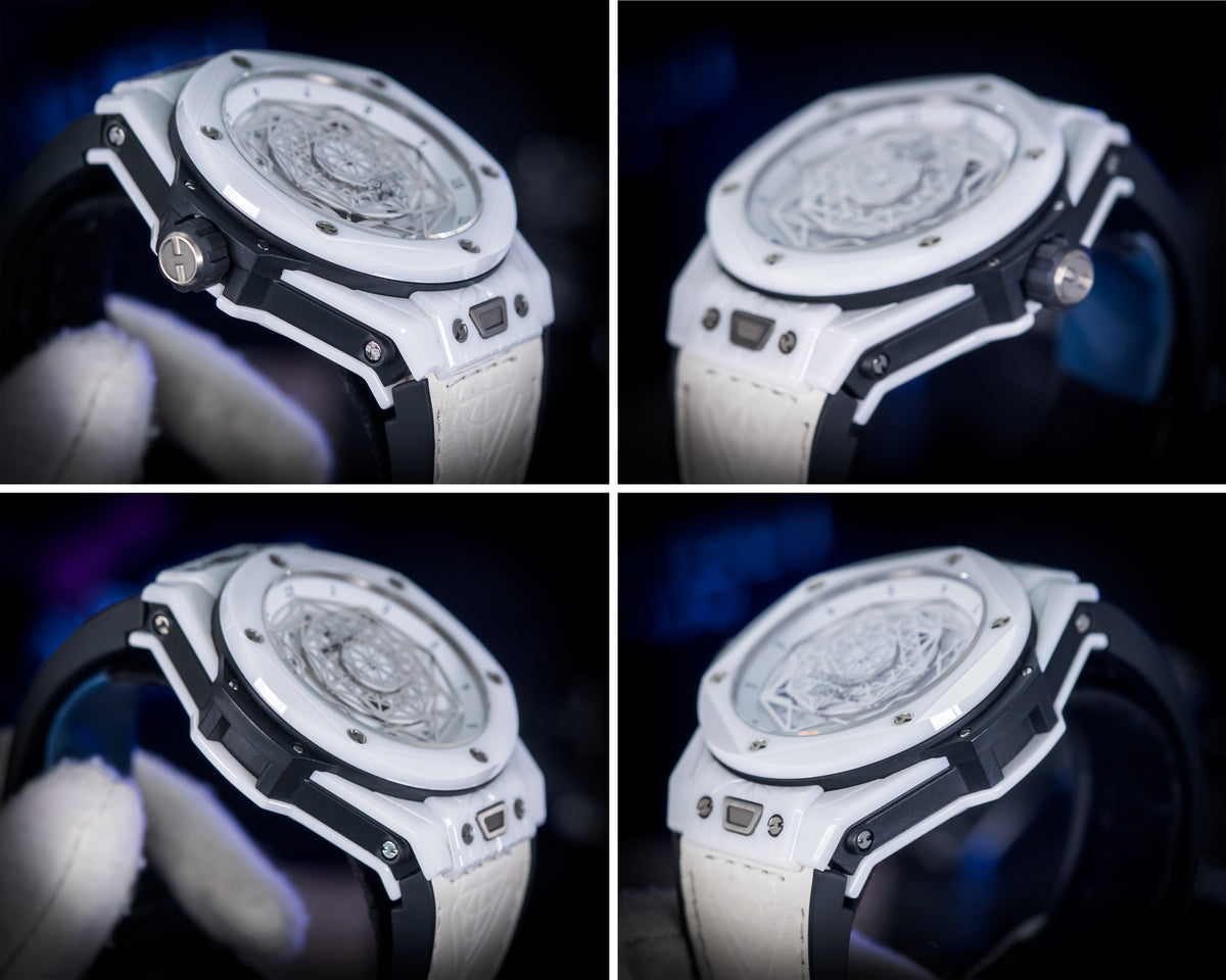 Hublot Big Bang Unico Sang Bleu White Ceramic 415.HX.2027.VR.MXM19