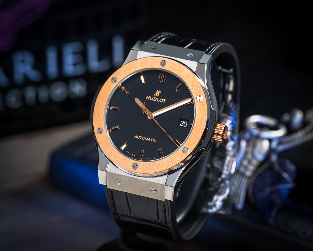 UNWORN Hublot Classic Fusion Titanium King Gold 511.NO.1181.LR
