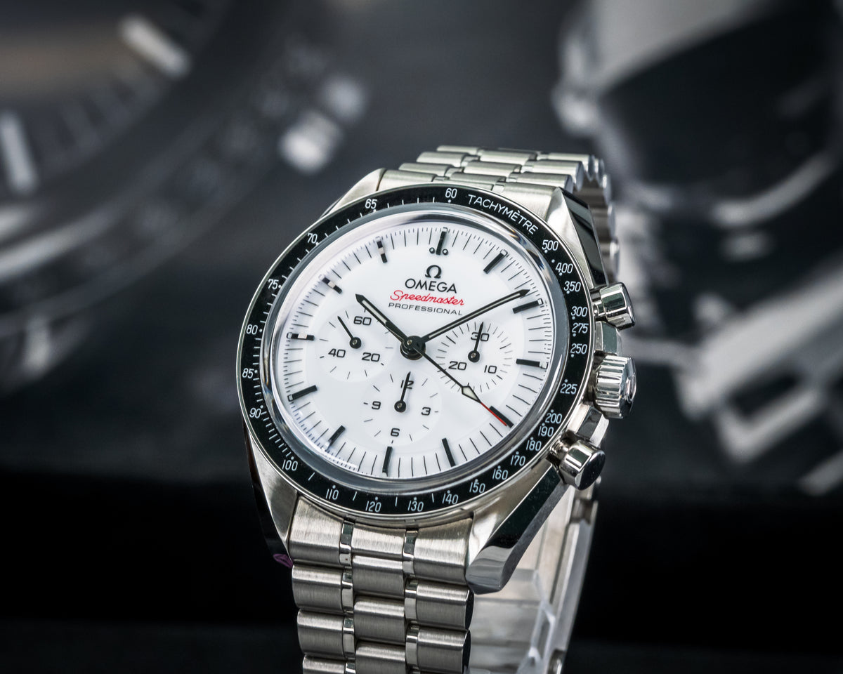 Omega Speedmaster Professional Moonwatch White Dial 310.30.42.50.04.001