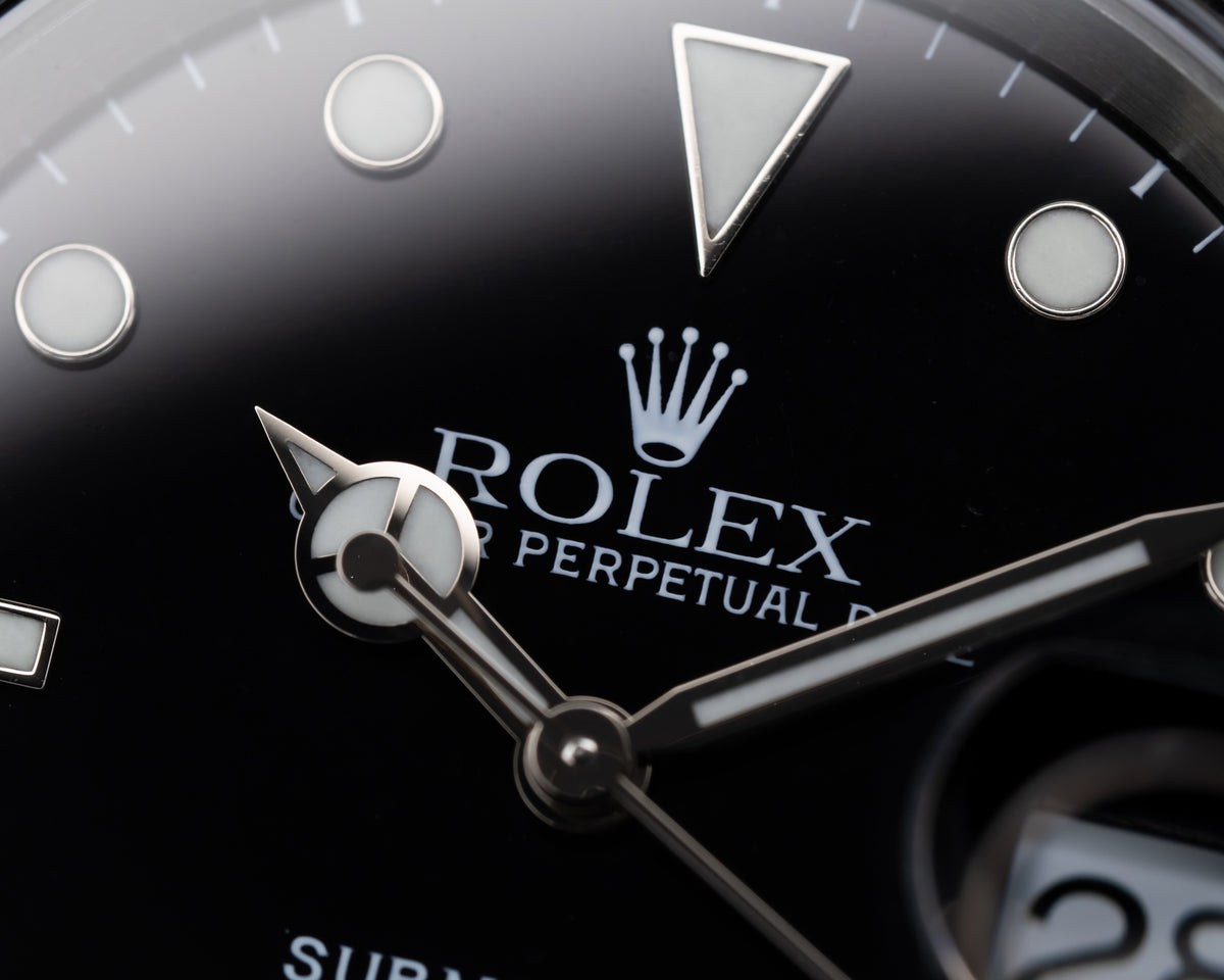 Rolex Submariner Date "Holed Case" Rolex Certified Pre-Owned 16610