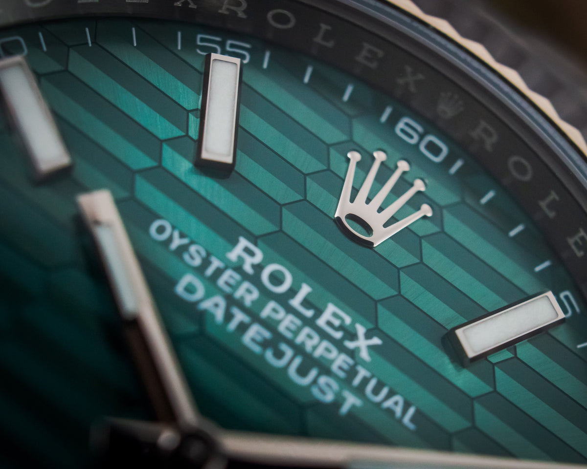 Rolex Datejust 41 Mint Green Motif Dial 126334