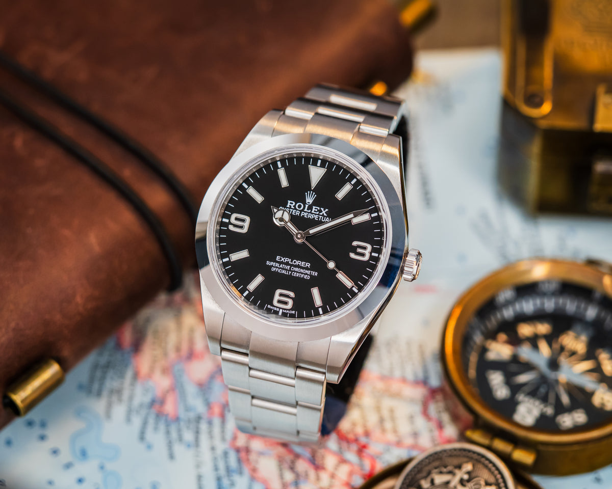 ROLEX EXPLORER I MK2 DIAL 39MM OYSTERSTEEL 214270