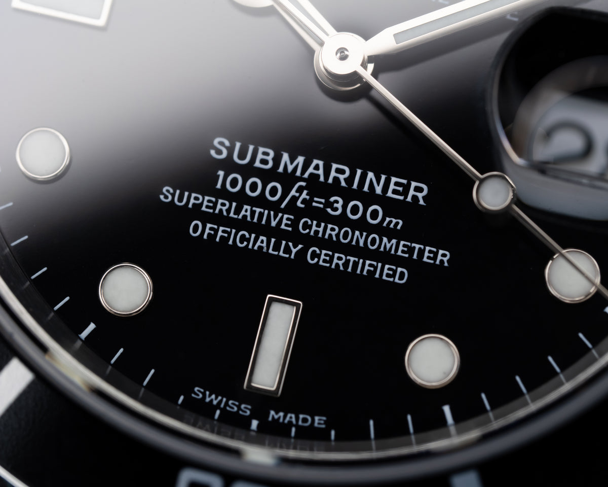 Rolex Submariner Date "Holed Case" Rolex Certified Pre-Owned 16610