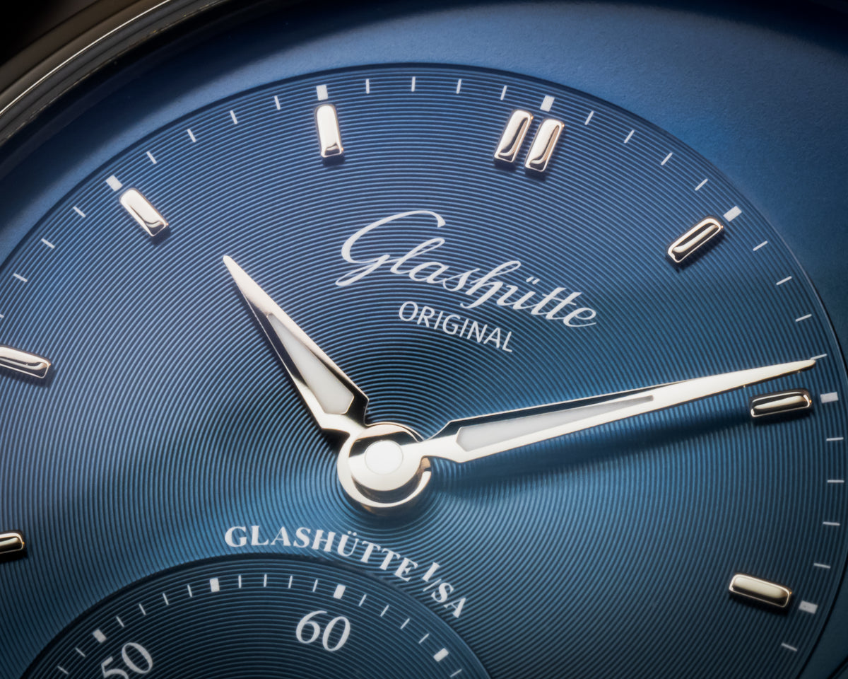 Glashutte Original PanoReserve Blue Dial – 1-65-01-26-12-61