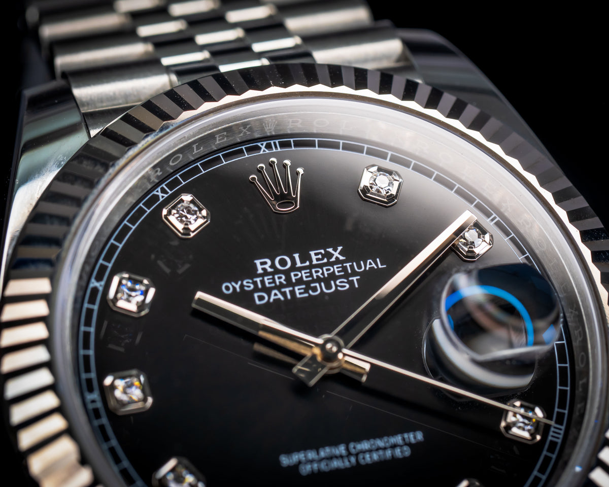 Rolex Datejust 41 Black Diamond Dial 126334