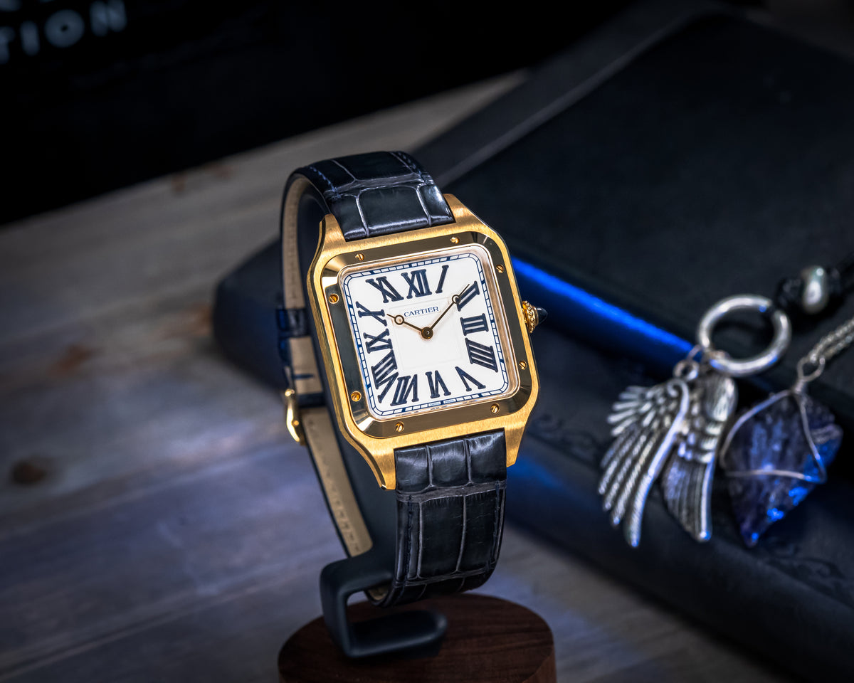 CARTIER SANTOS-DUMONT LIMITED EXTRA LARGE 18KT YELLOW GOLD – WGSA0084