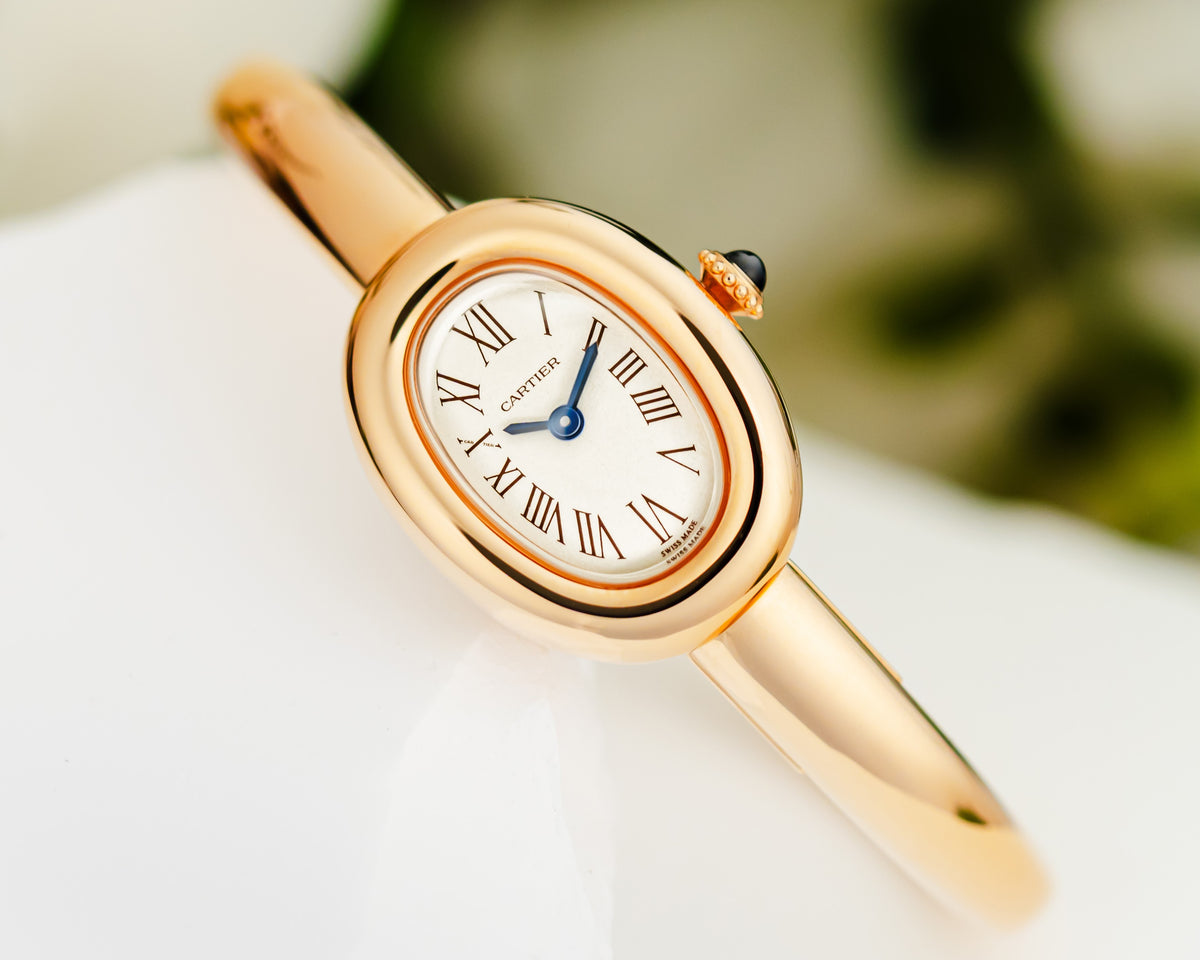 Cartier 18k Rose Gold Baignoire Mini Size 15 WGBA0047