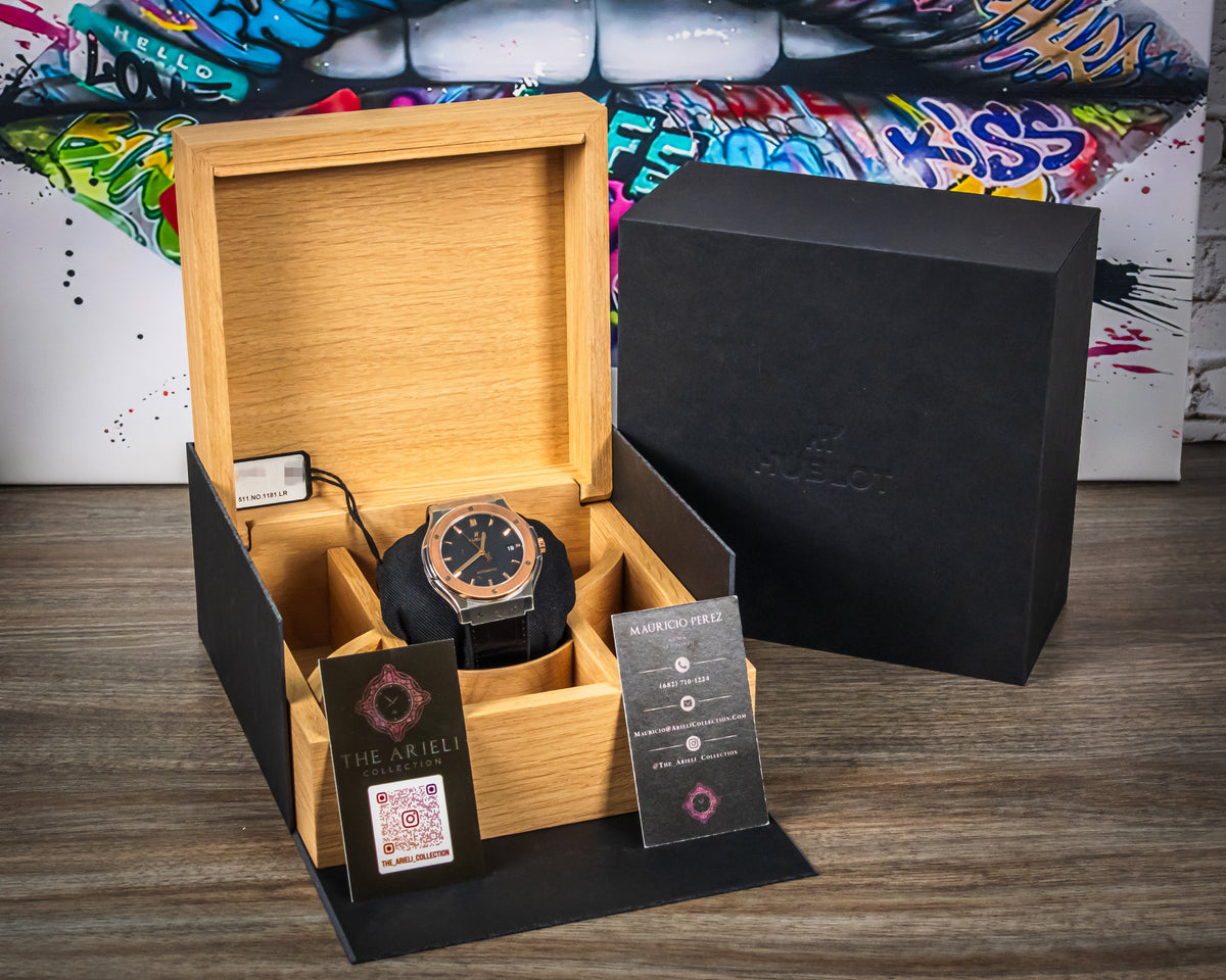 UNWORN Hublot Classic Fusion Titanium King Gold 511.NO.1181.LR