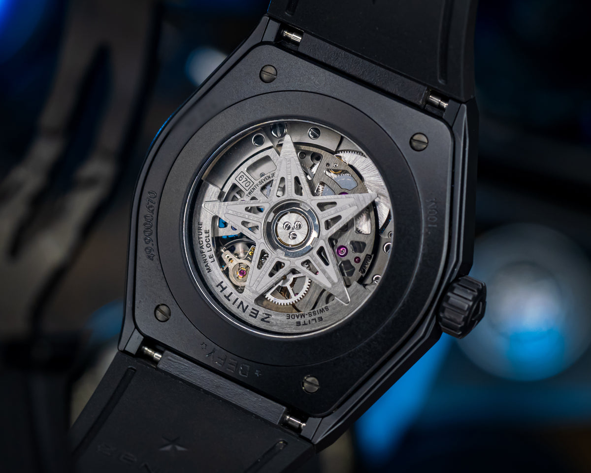 Zenith Defy Classic Skeleton Black Ceramic 49.9000.670/77.R782