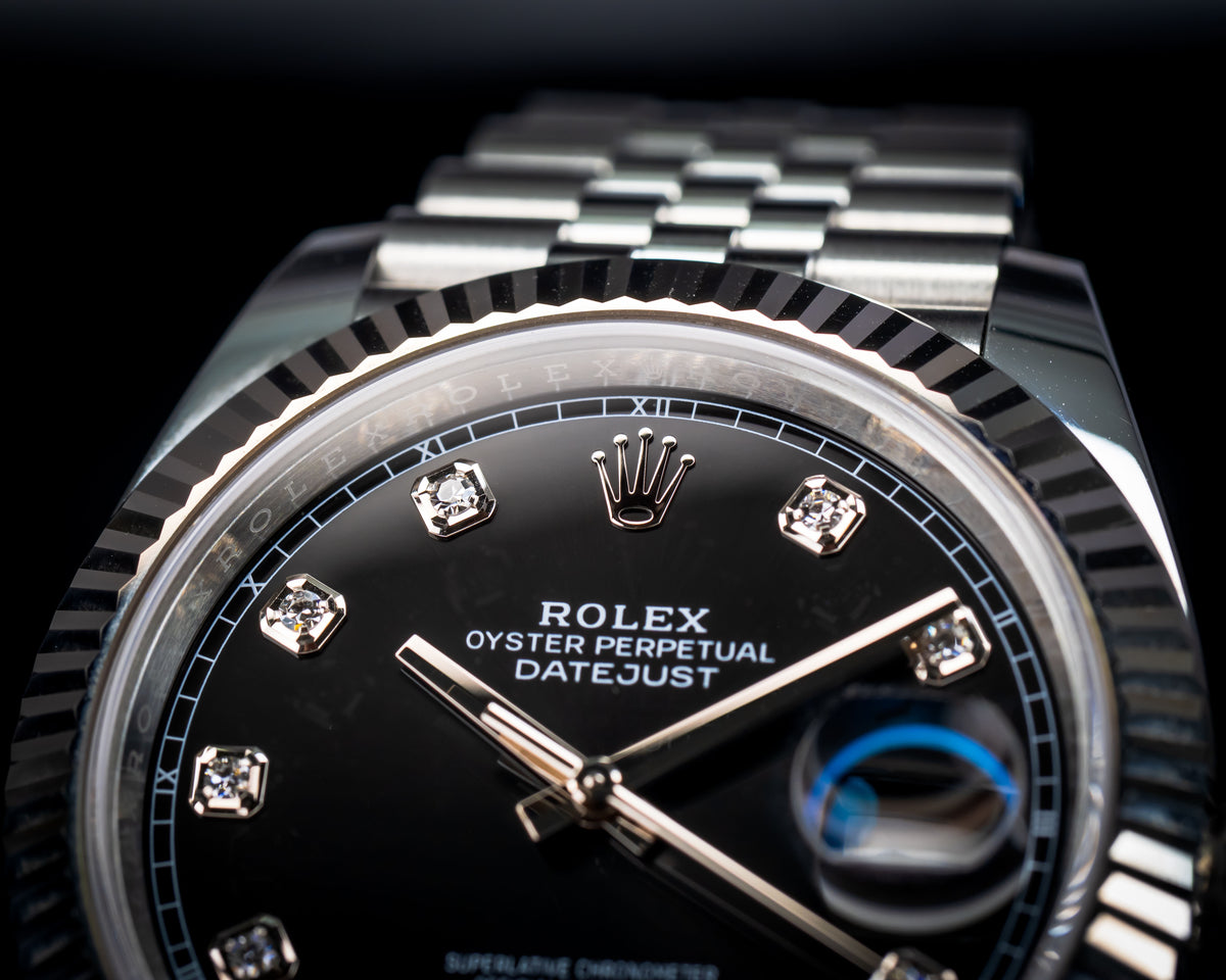 Rolex Datejust 41 Black Diamond Dial 126334